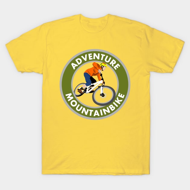 Adventure Mountainbike T-Shirt by BadgeWork